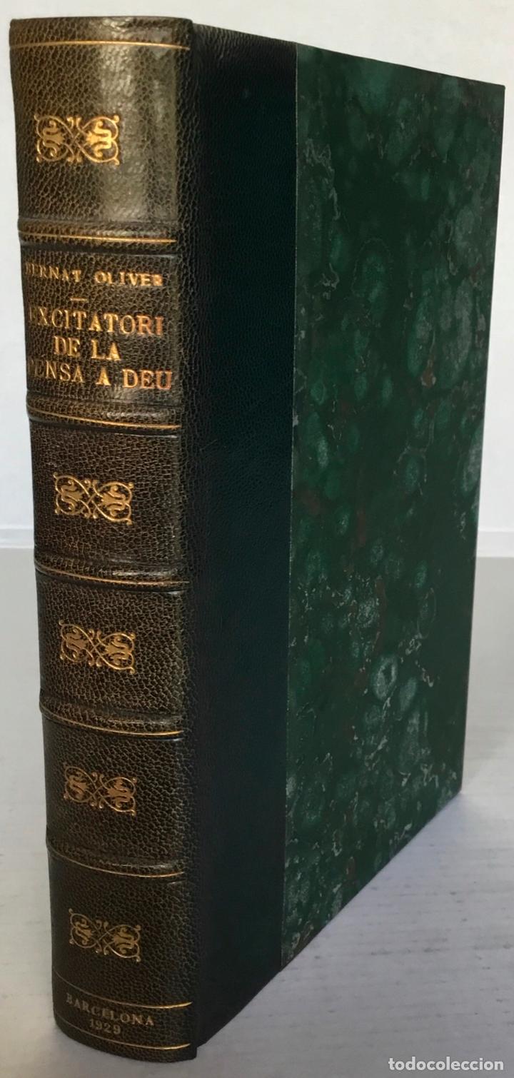 Libros antiguos: EXCITATORI DE LA PENSA A DEU. - OLIVER, Bernat. - Foto 1