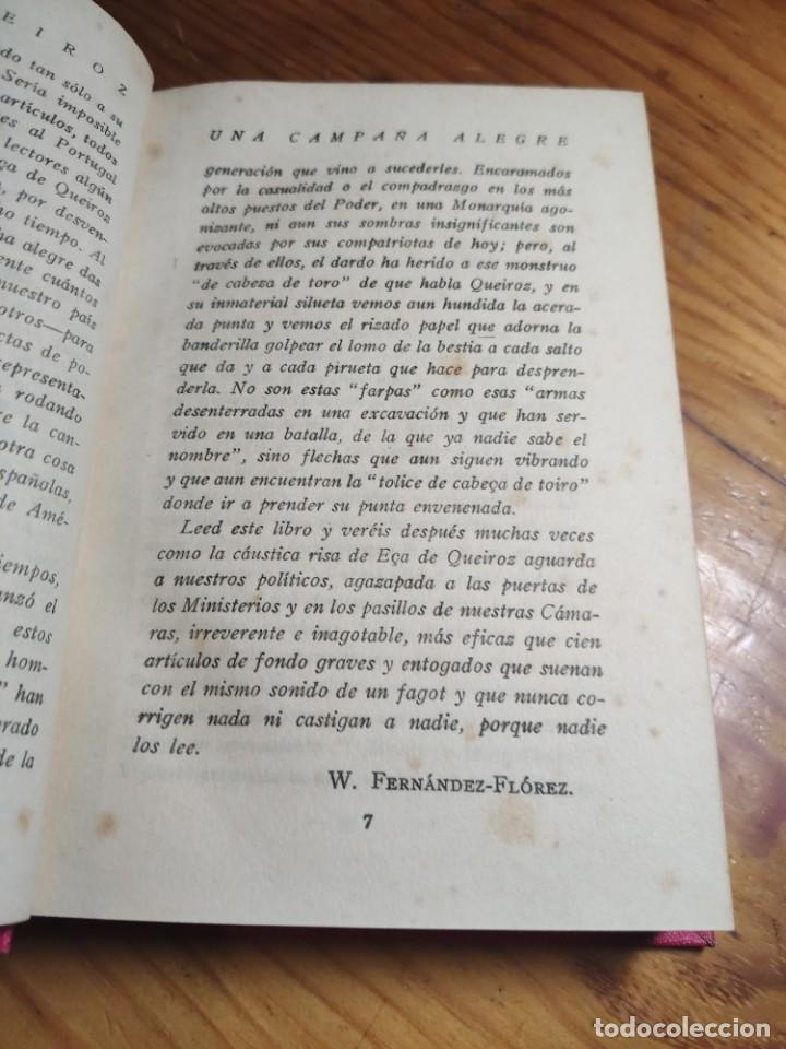 Libros antiguos: OBRAS DE E&Ccedil;A DE QUEIROZ - UNA CAMPA&Ntilde;A ALEGRE - Foto 4