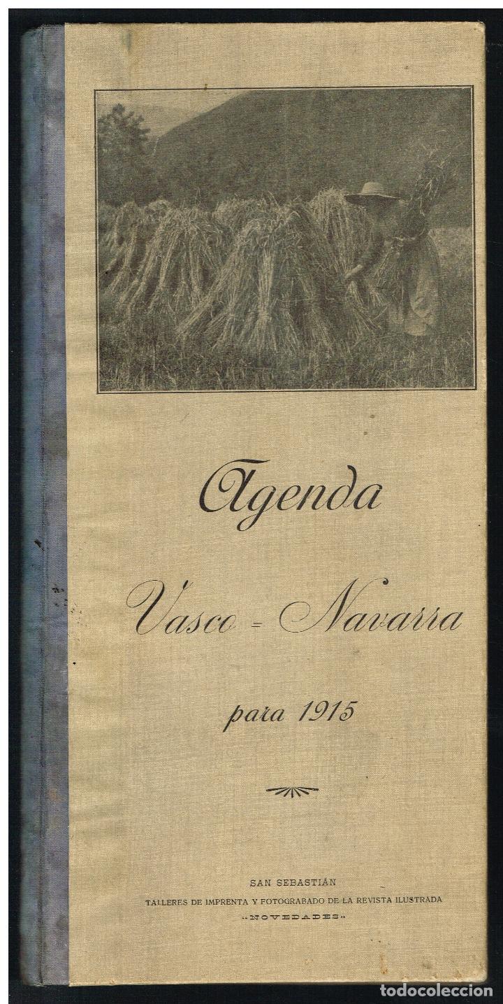 Libros antiguos: AGENDA VASCO NAVARRA PARA 1915 - Foto 1
