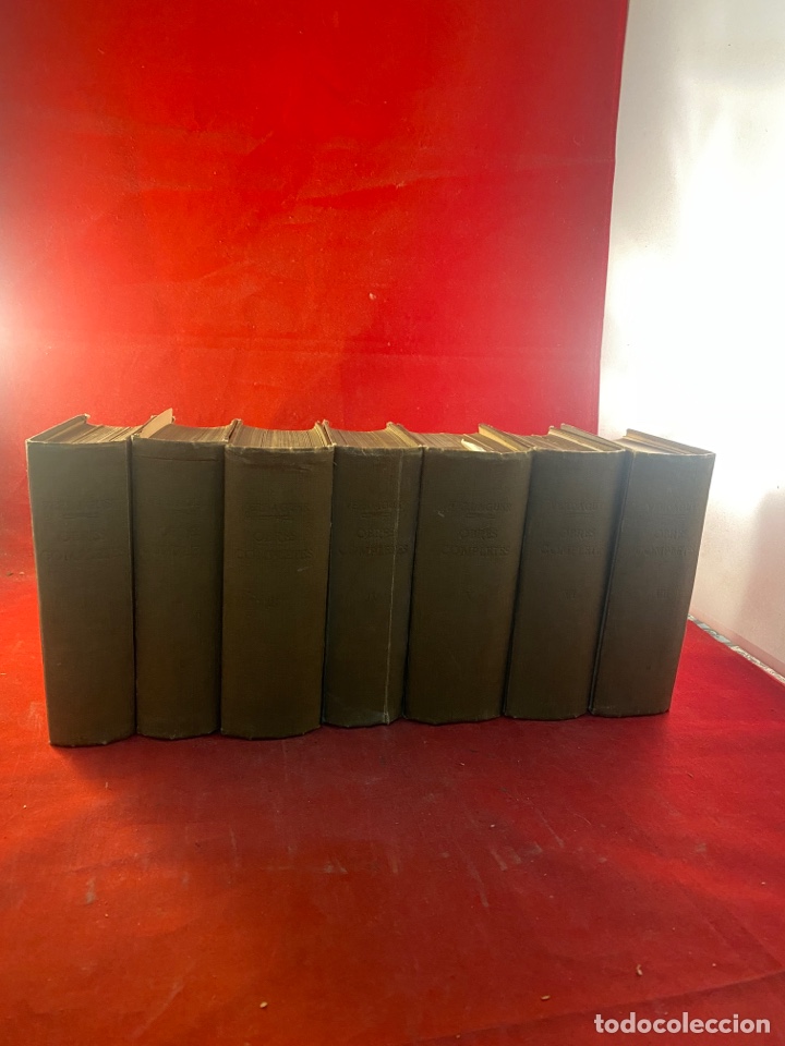 Libros antiguos: OBRES COMPLETES DE MOSSEN JACINTO VERDAGUER VII TOMOS - Foto 2