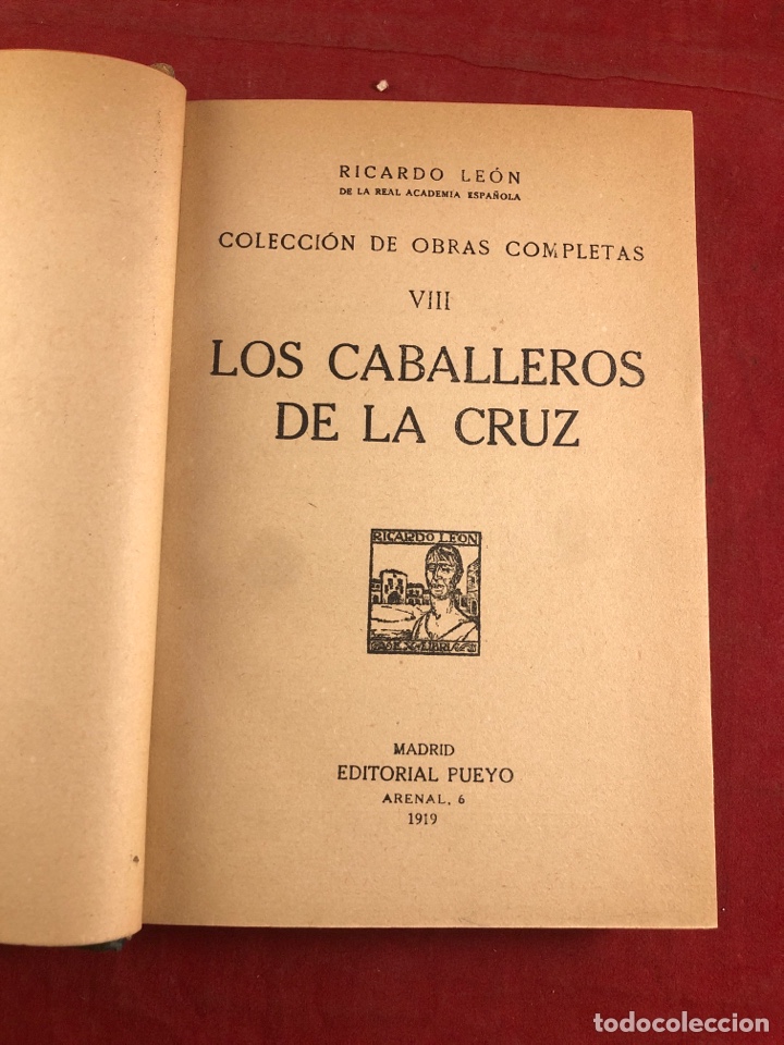Libros antiguos: Los caballeros De la Cruz - Foto 2