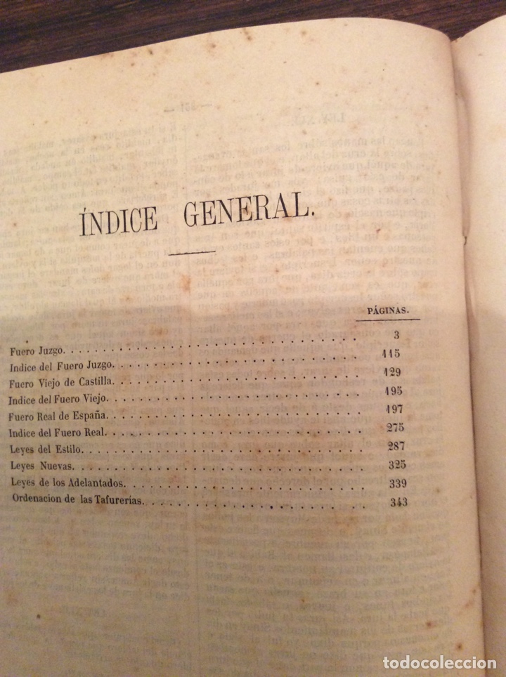 Libros antiguos: COLECCI&Oacute;N DE C&Oacute;DIGOS Y LEYES DE ESPA&Ntilde;A (2 TOMOS) C&Oacute;DIGOS ANTIGUOS. 1865 - Foto 3