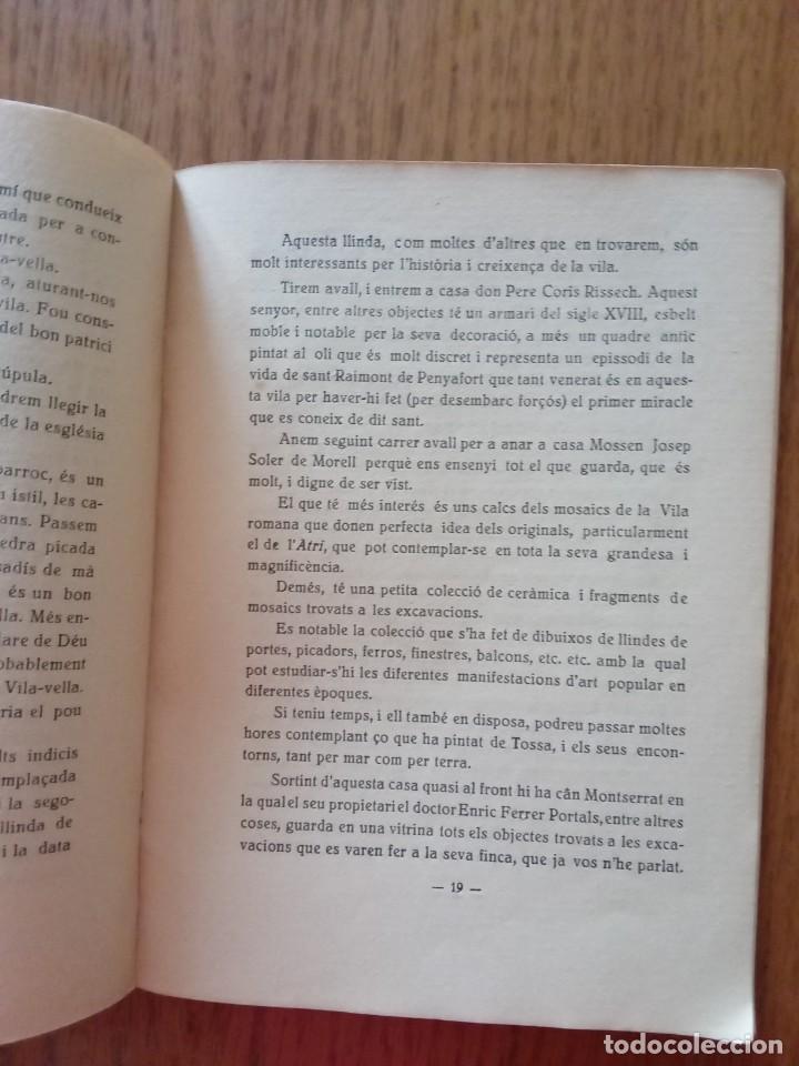 Libros antiguos: Una excursi&oacute; a Tossa. 1927. - Foto 4