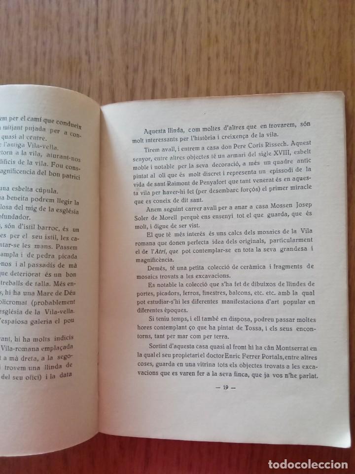Libros antiguos: Una excursi&oacute; a Tossa. 1927. - Foto 5