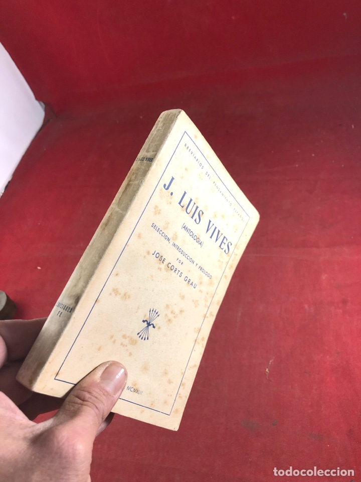 Libros antiguos: J. LUIS VIVES ANTOLOG&Iacute;A - Foto 6
