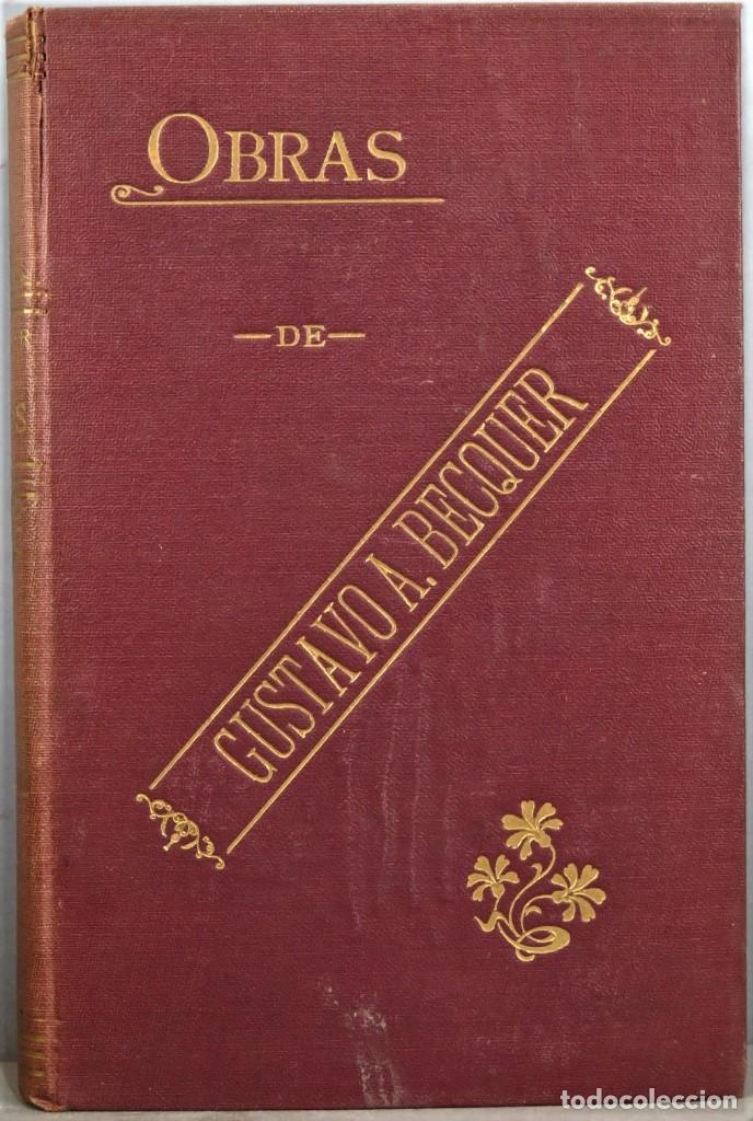 Libros antiguos: 1915.- OBRAS DE GUSTAVO A. B&Eacute;CQUER. TOMO III - Foto 1