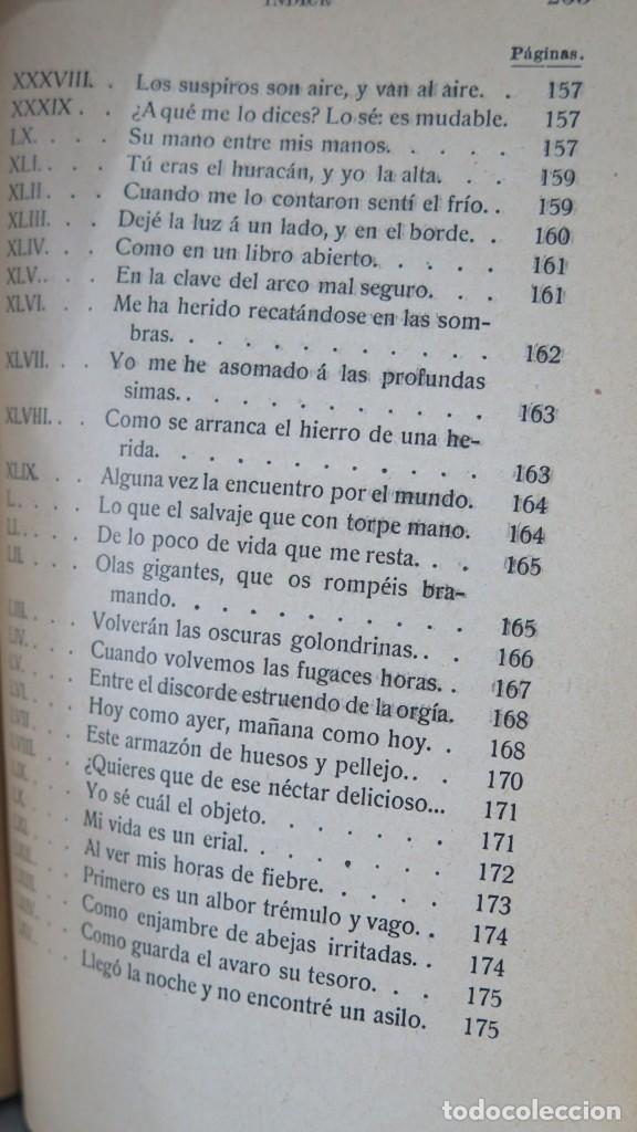 Libros antiguos: 1915.- OBRAS DE GUSTAVO A. B&Eacute;CQUER. TOMO III - Foto 5
