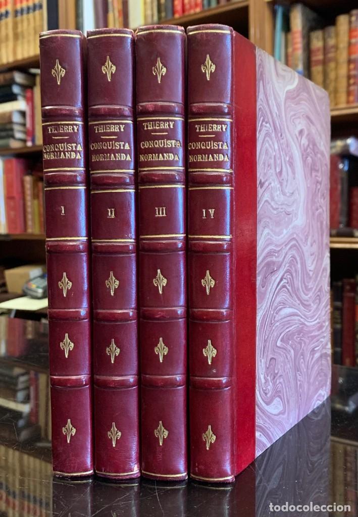 Livros antigos: Historia de la Conquista de Inglaterra por los Normandos. M. Thierry