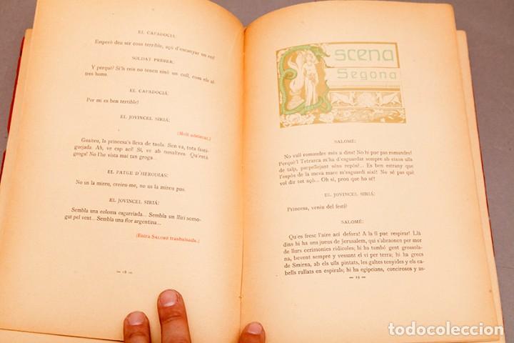 Libros antiguos: OSCAR WILDE - SALOM&Eacute; - ADRI&Agrave; GUAL - 1908 - Foto 8