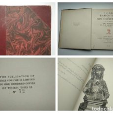 Libros antiguos: MUY RARO, NUMERADO: LOAN EXHIBITION OF RELIGIOUS ART (1928) - ANTIGUA EXPOSICIÓN DE ARTE RELIGIOSO. Lote 264530244