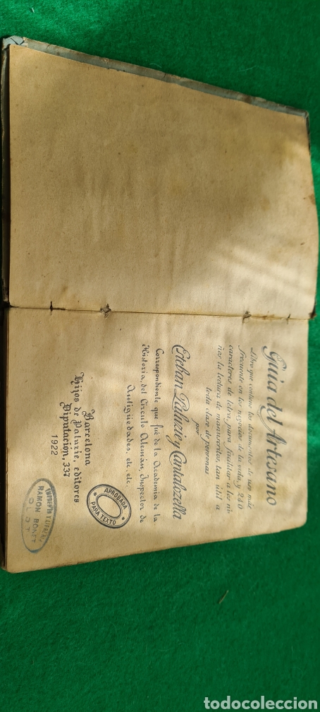 Libros antiguos: Guia del Artesano. E. Paluzie. - Foto 3