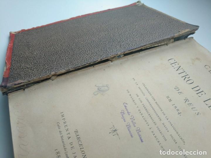 Libros antiguos: CERTAMEN DEL CENTRO DE LECTURA DE REUS (1884) - Foto 6