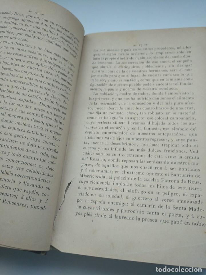 Libros antiguos: CERTAMEN DEL CENTRO DE LECTURA DE REUS (1884) - Foto 8