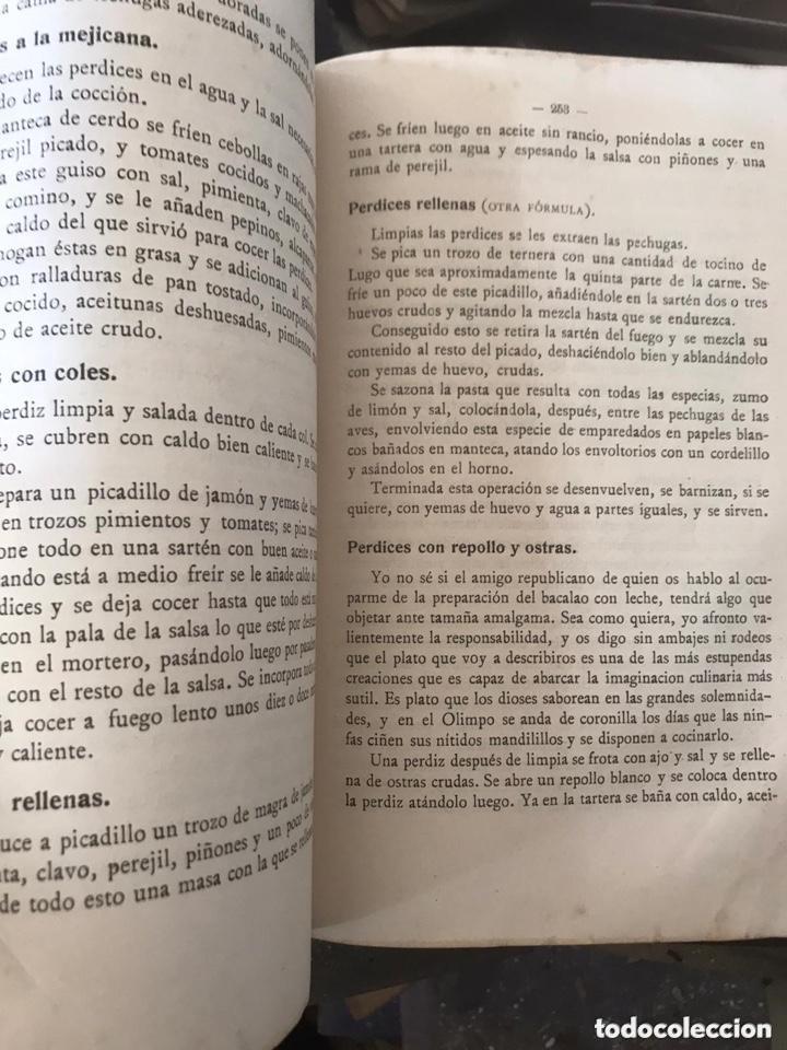 Libros antiguos: La cocina practica. Manuel M. Puga - 1916 - Foto 2