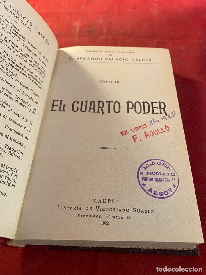 Libros antiguos: EL CUARTO PODER. Madrid 1922 - Foto 1