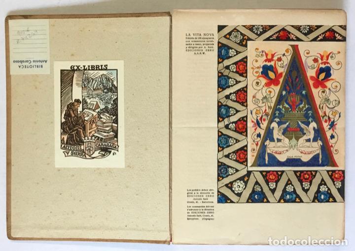 Libros antiguos: LA VITA NOVA. - ALIGHIERI, Dante. - Foto 3