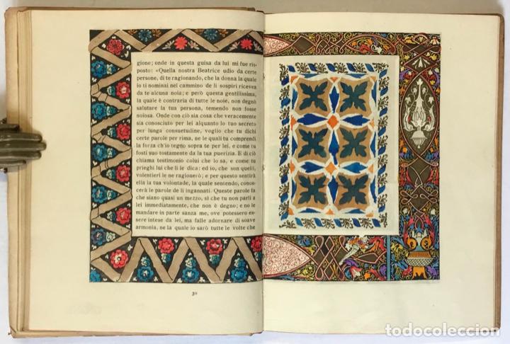Libros antiguos: LA VITA NOVA. - ALIGHIERI, Dante. - Foto 4