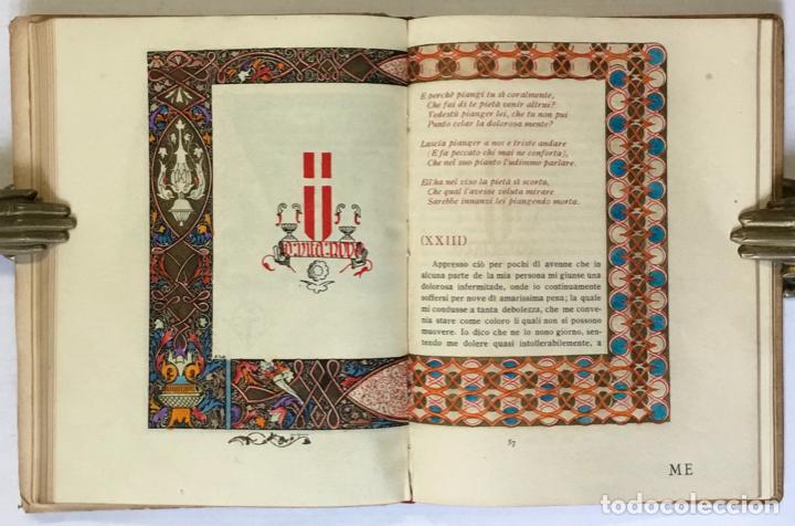Libros antiguos: LA VITA NOVA. - ALIGHIERI, Dante. - Foto 5