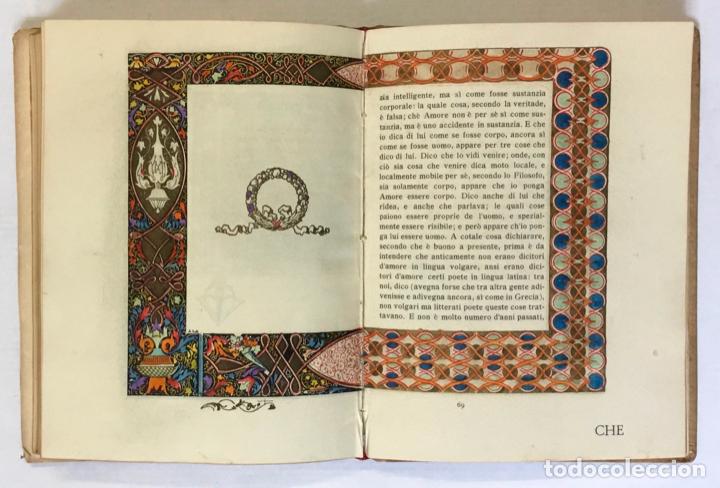 Libros antiguos: LA VITA NOVA. - ALIGHIERI, Dante. - Foto 6