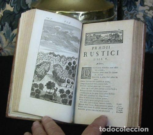 Libros antiguos: PRAEDIUM RUSTICUM, 1746. JACQUES VANIERE. Frontiispicio y 16 grabados - Foto 6