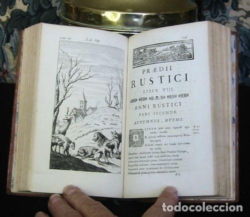 Libros antiguos: PRAEDIUM RUSTICUM, 1746. JACQUES VANIERE. Frontiispicio y 16 grabados - Foto 8