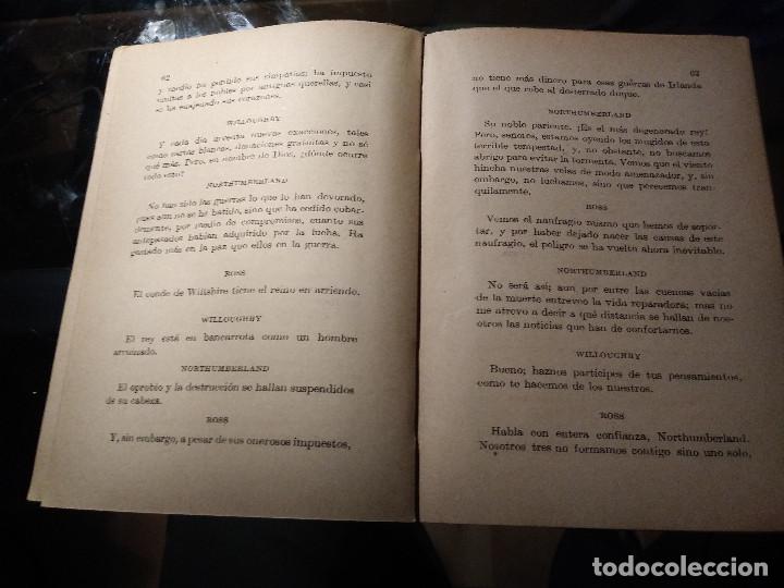 Libros antiguos: El Rey Ricardo II - Shakespeare - 1923 - Foto 4