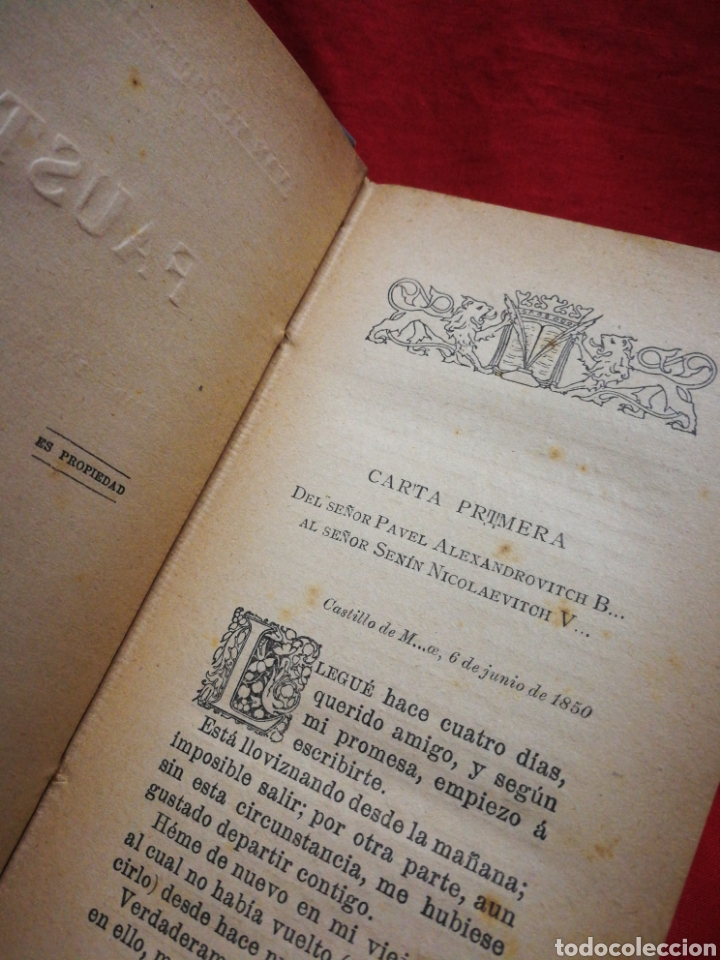 Libros antiguos: FAUSTO, ASSIA- IVAN TURGUENEFF, EDITOR E. DOMENECH, 1910. - Foto 5