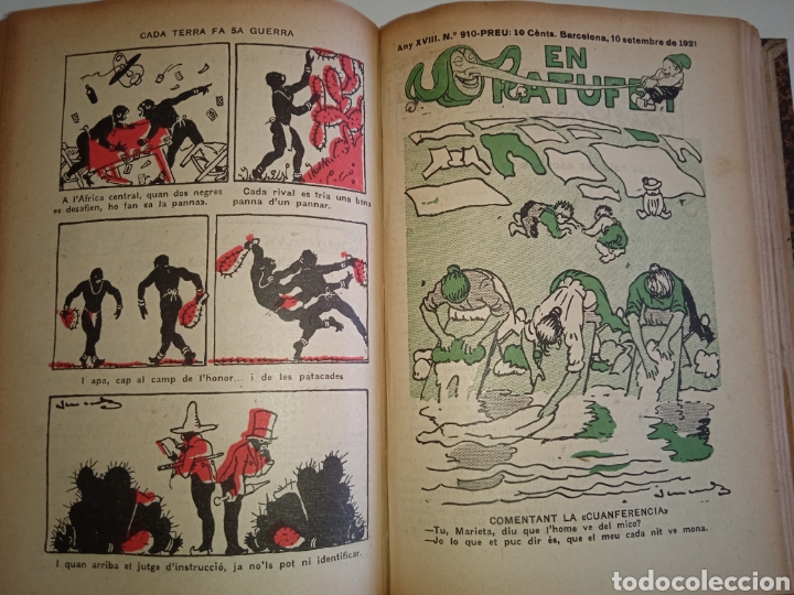 Libros antiguos: Revista Patufet, 1921 - Foto 4