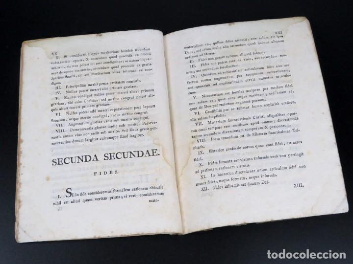 Libros antiguos: SUMMAE S. THOMAE AQUINATIS THEOREMATA - R. D. IOSEPHO PRATS - BARCINONE - Foto 4