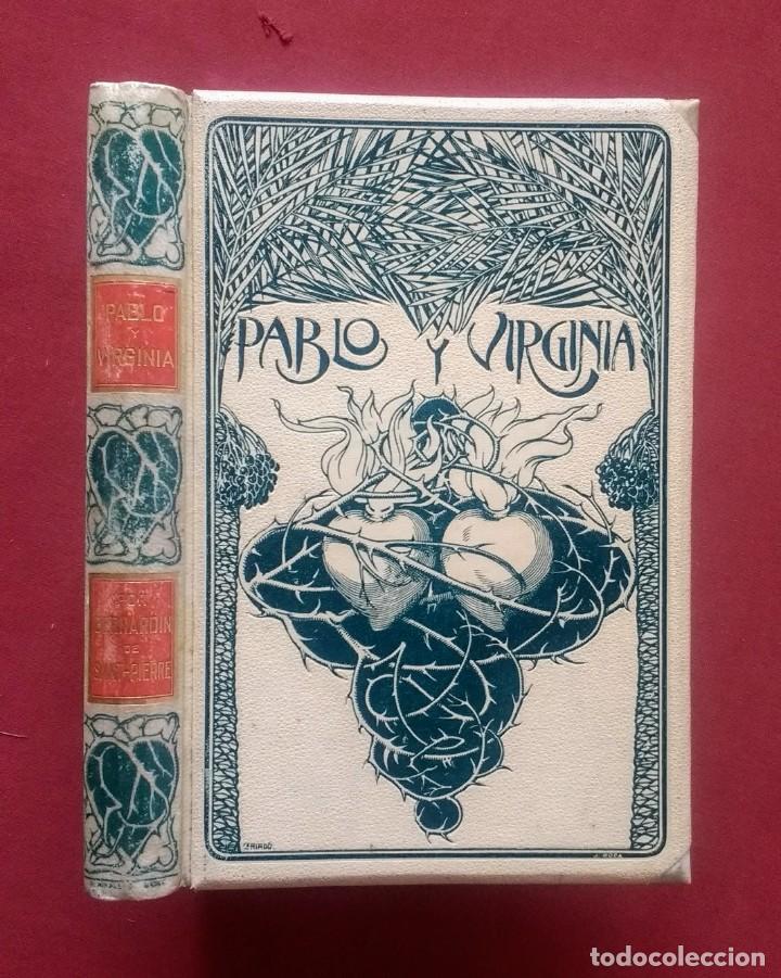 Libros antiguos: PABLO Y VIRGINIA - MONTANER Y SIMON - 1902 - Foto 1