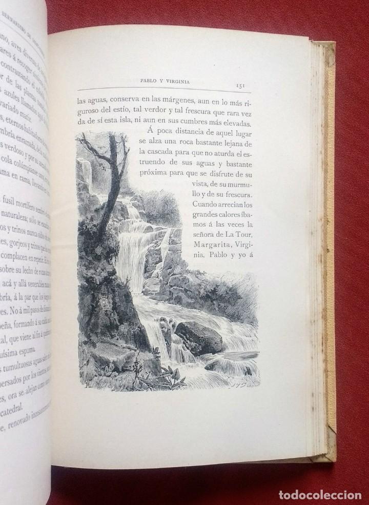 Libros antiguos: PABLO Y VIRGINIA - MONTANER Y SIMON - 1902 - Foto 3