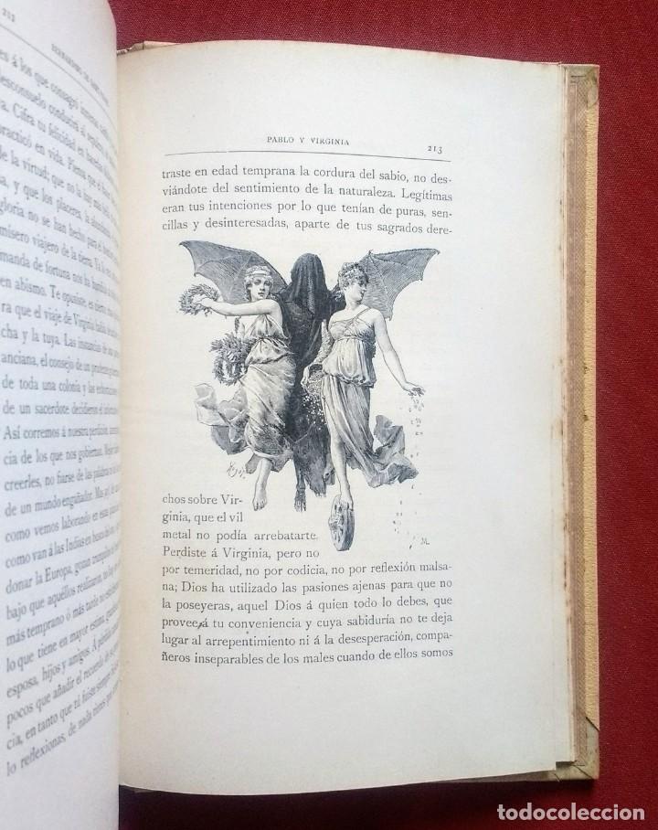 Libros antiguos: PABLO Y VIRGINIA - MONTANER Y SIMON - 1902 - Foto 4