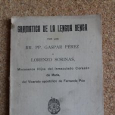 Libros antiguos: GRAMÁTICA DE LA LENGUA BENGA. PÉREZ (GASPAR) Y SORINAS (LORENZO). Lote 266713618