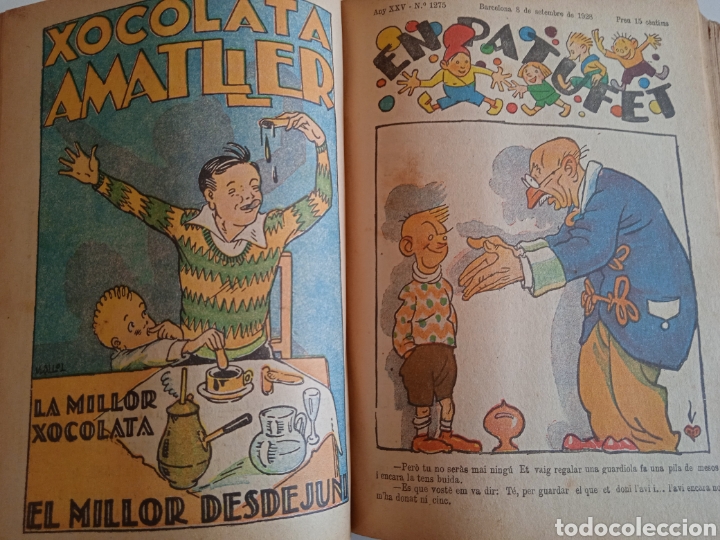 Libros antiguos: Patufet, 1928 (juliol a desembre) - Foto 2