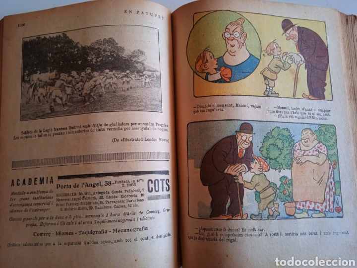 Libros antiguos: Patufet, 1928 (juliol a desembre) - Foto 4
