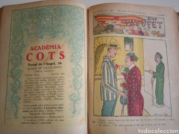 Libros antiguos: Patufet, 1930 (juliol a desembre) - Foto 3