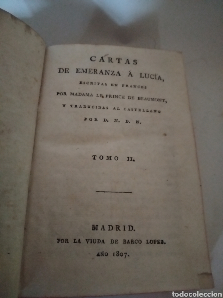 Libros antiguos: Libro antiguo cartas de emeranza a Luc&iacute;a - Foto 3