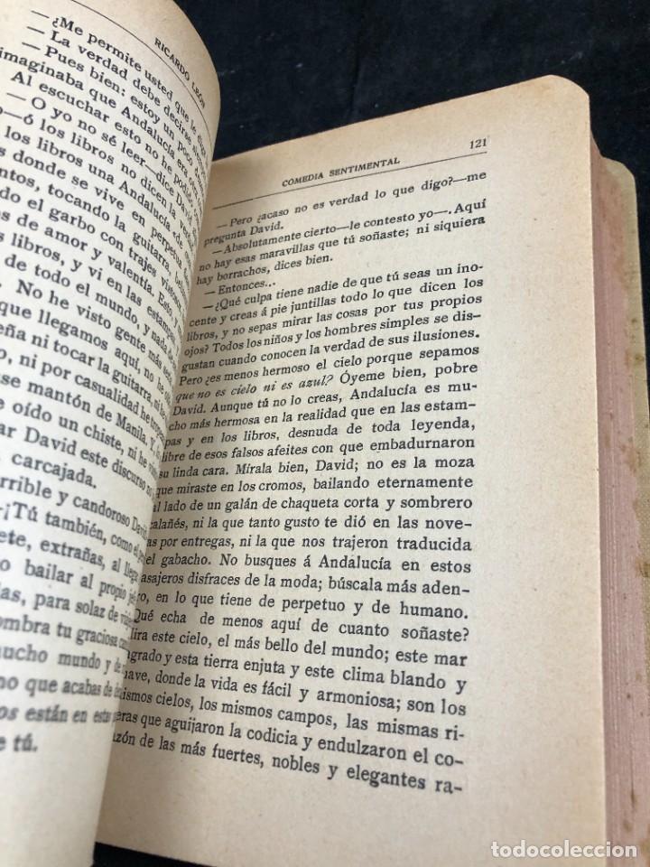 Libros antiguos: COMEDIA SENTIMENTAL. RICARDO LEON. EDICIONES RENACIMIENTO. 1913 - Foto 3