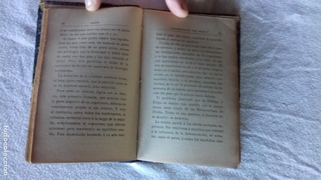 Libros antiguos: &iquest;Descendemos del mono? E. Denoy. 1906. - Foto 2