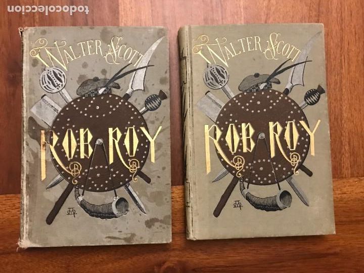 Libros antiguos: Walter Scott Rob Roy Barcelona 1882 - Foto 2