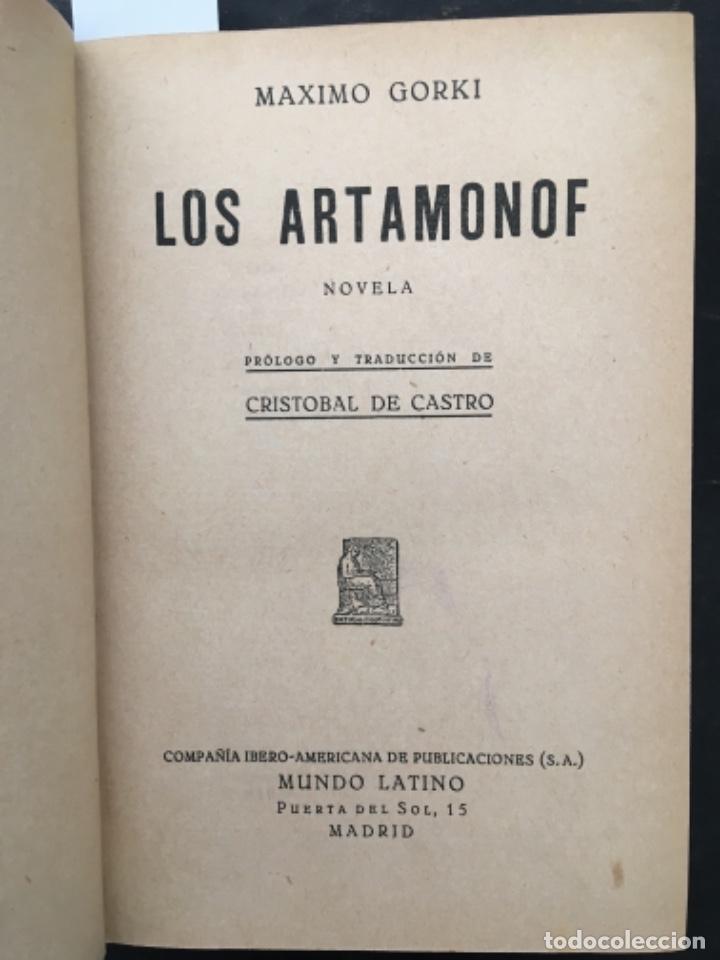 Libros antiguos: LOS ARTAMONOF, MAXIMO GORKI, 1929 - Foto 1