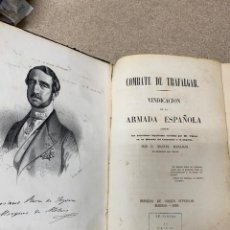 Livros antigos: COMBATE DE TRAFALGAR. VINDICACIÓN DE LA ARMADA ESPAÑOLA - MANUEL MARLIANI - 1850. Lote 267830869