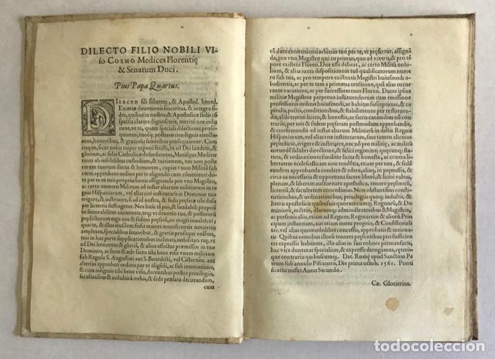 Libros antiguos: STATUTI, E CONSTITUTIONI DE LORDINE DE CAVALIERI DI SANTO STEFANO... - 1571 - Foto 2