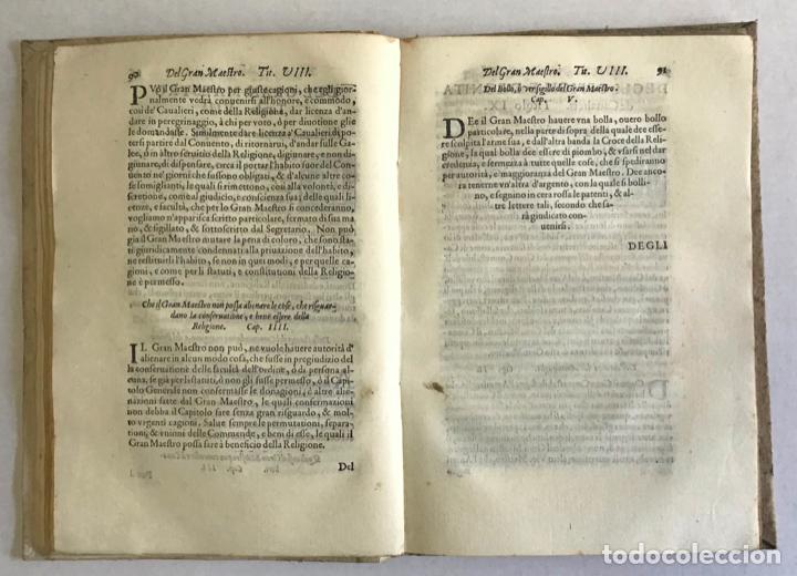 Libros antiguos: STATUTI, E CONSTITUTIONI DE LORDINE DE CAVALIERI DI SANTO STEFANO... - 1571 - Foto 6