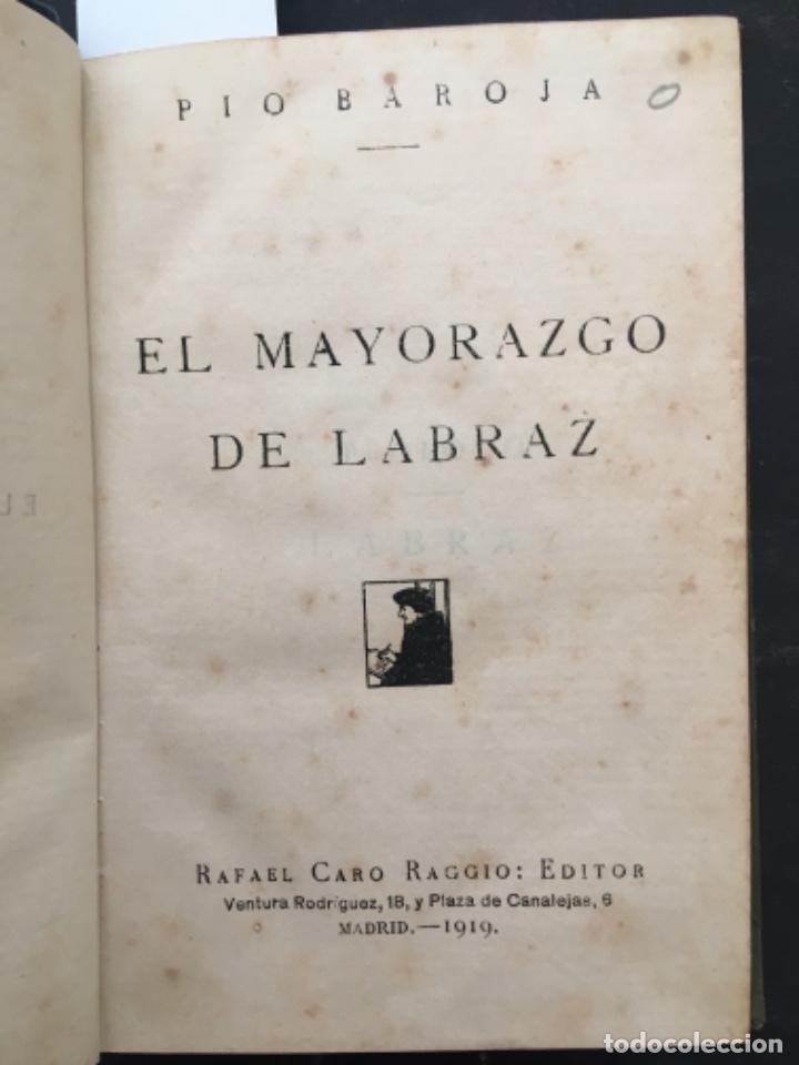 Libros antiguos: EL MAYORAZGO DE LABRAZ, PIO BAROJA, 1919 - Foto 1