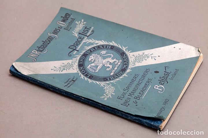 Libros antiguos: Cat&aacute;logo de confecciones de lino - 1910 - Belfast - Foto 2