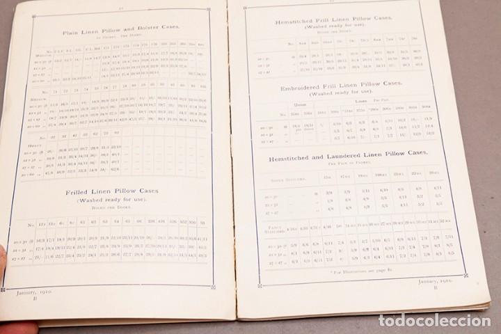 Libros antiguos: Cat&aacute;logo de confecciones de lino - 1910 - Belfast - Foto 7