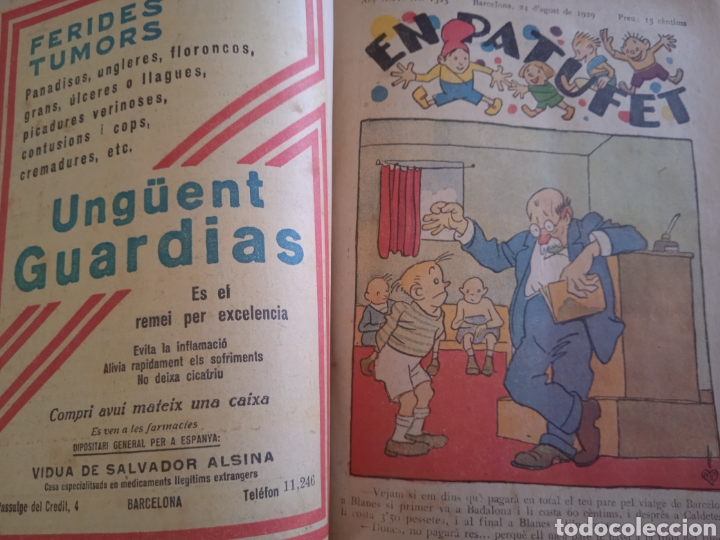 Libros antiguos: Patufet, 1929 (juliol a desembre) - Foto 2
