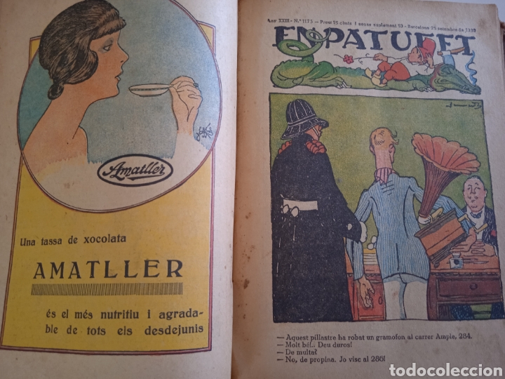 Libros antiguos: Patufet, 1926 (juliol a desembre) - Foto 3