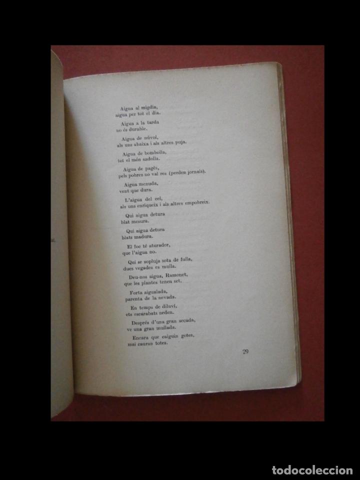 Libros antiguos: Llibre del temps que fa. Joan Amades - Foto 2